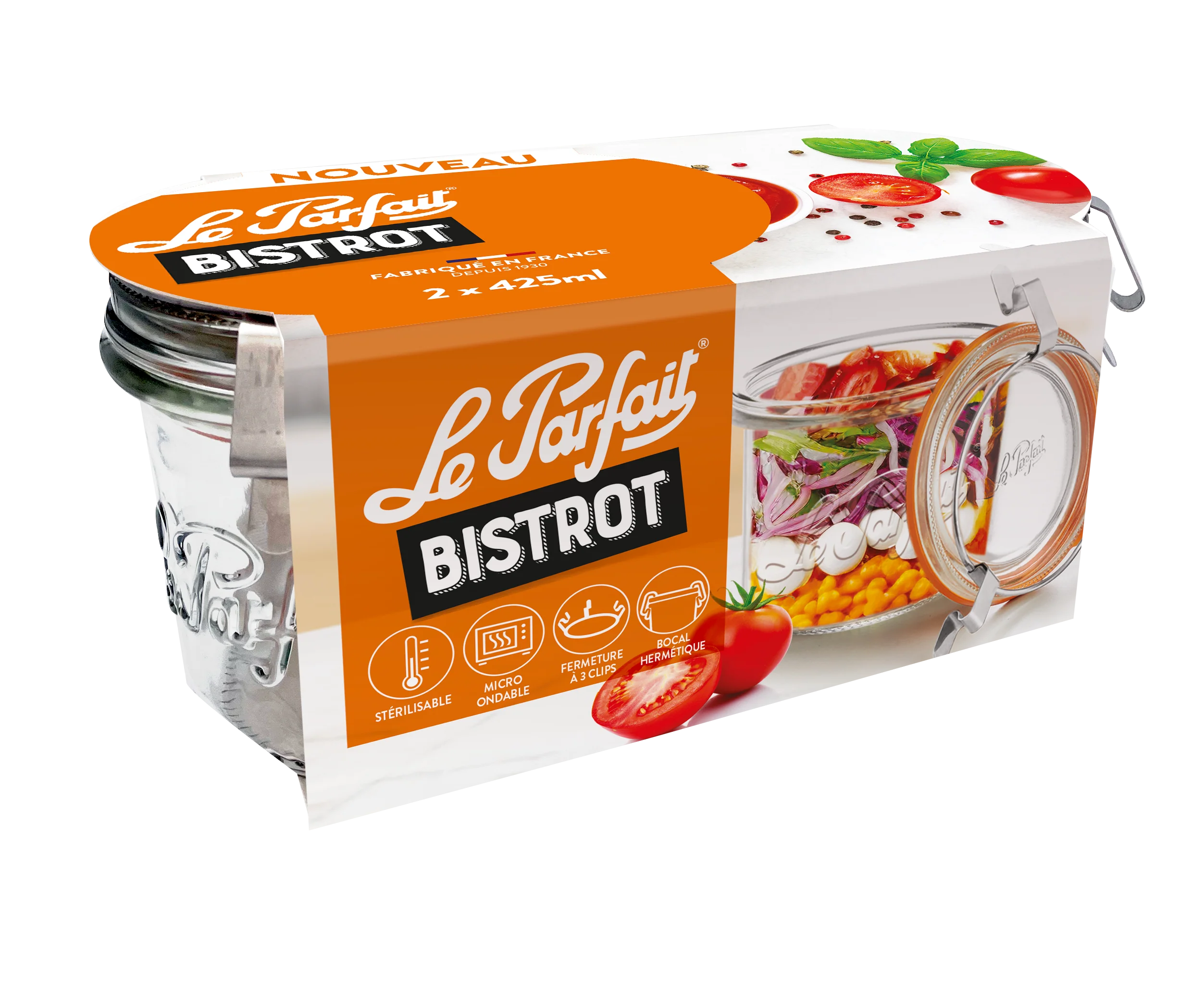 Bocal "Bistrot" - With frame - Le Parfait - Image 4