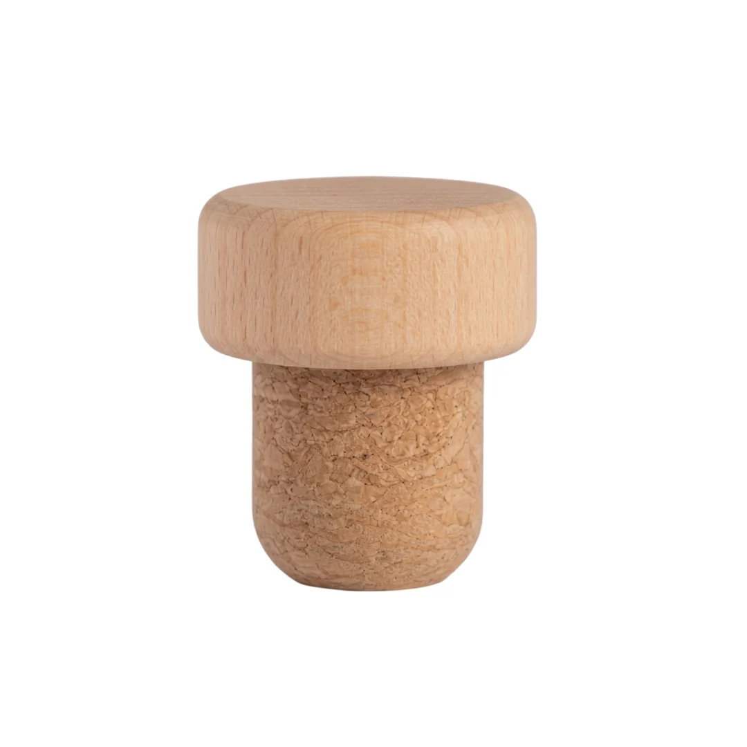 Alchemist rum bottle stopper - Wood and cork