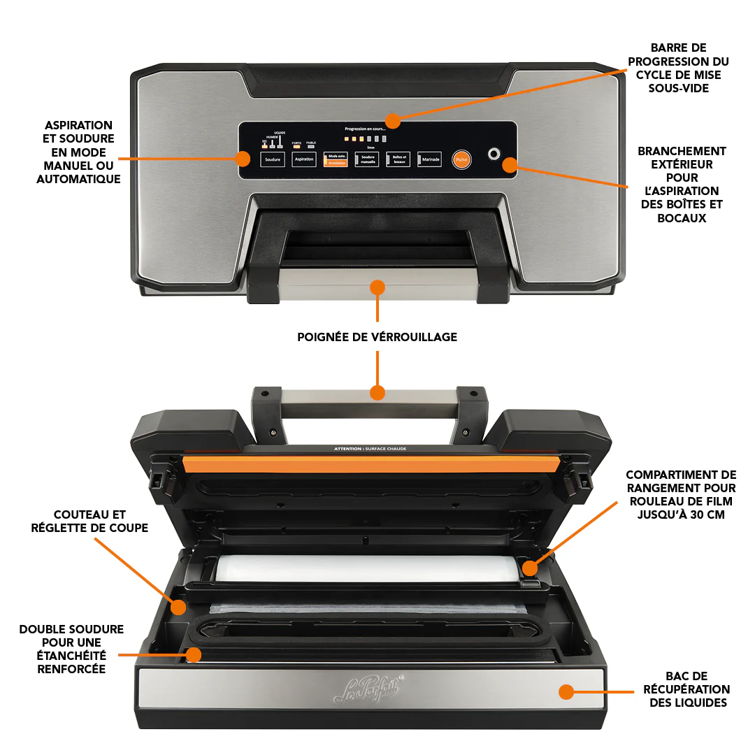 Experte 130 watt vacuum packaging machine Le Parfait® - Image 4