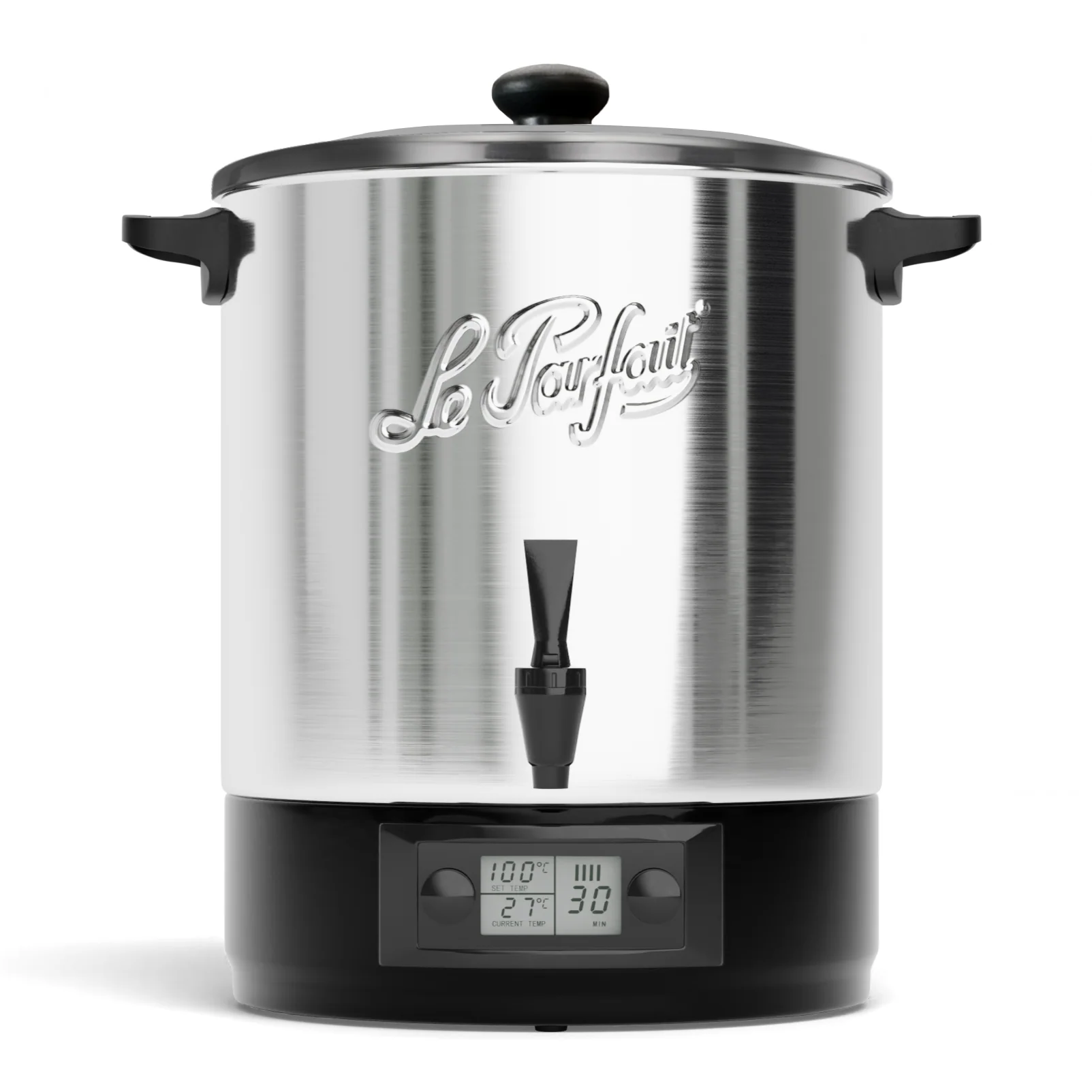 Electric and automatic stainless steel sterilizer 23l stainless steel cover - Le Parfait®