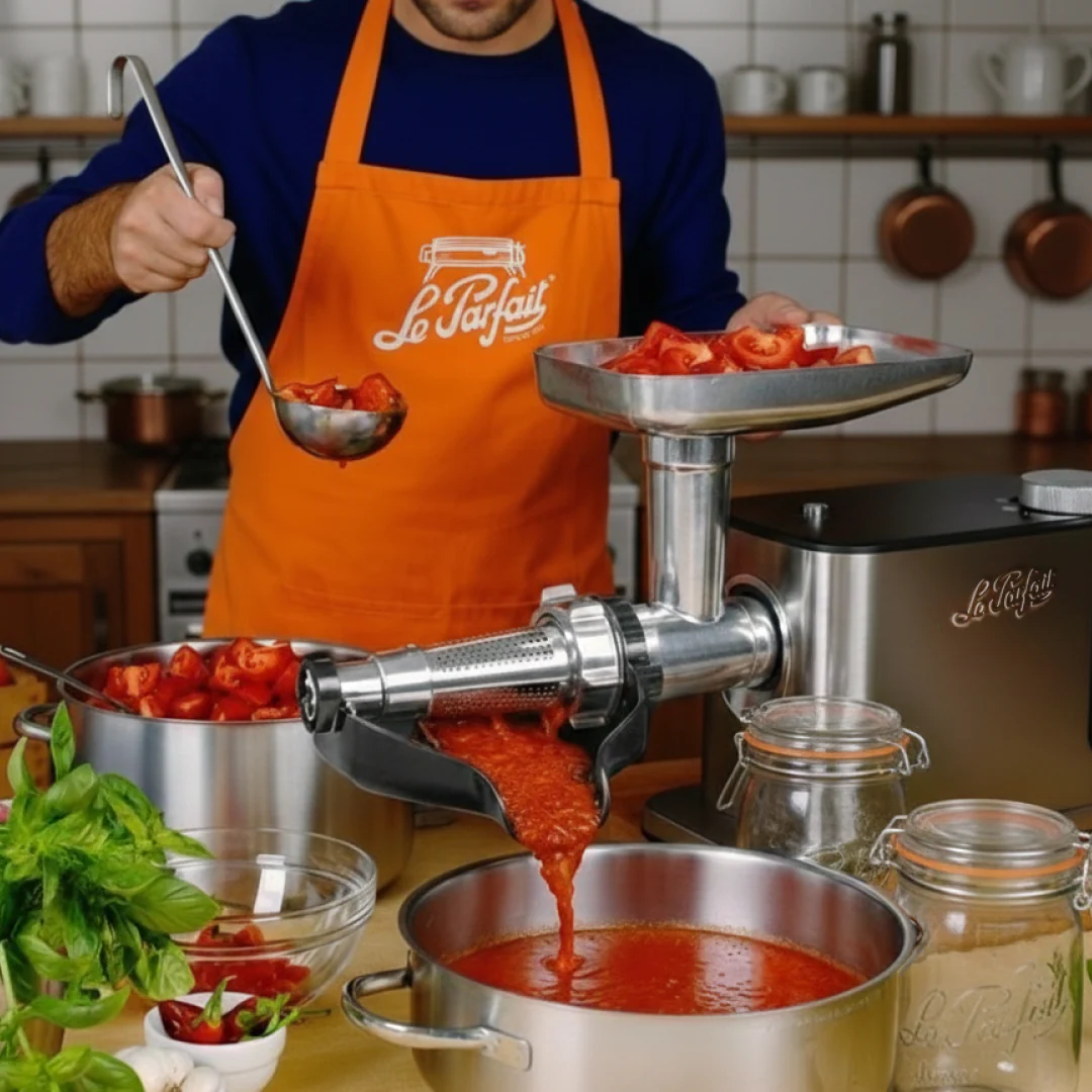 Electric chopper n°8 and tomato strainer - Le Parfait® - Image 6