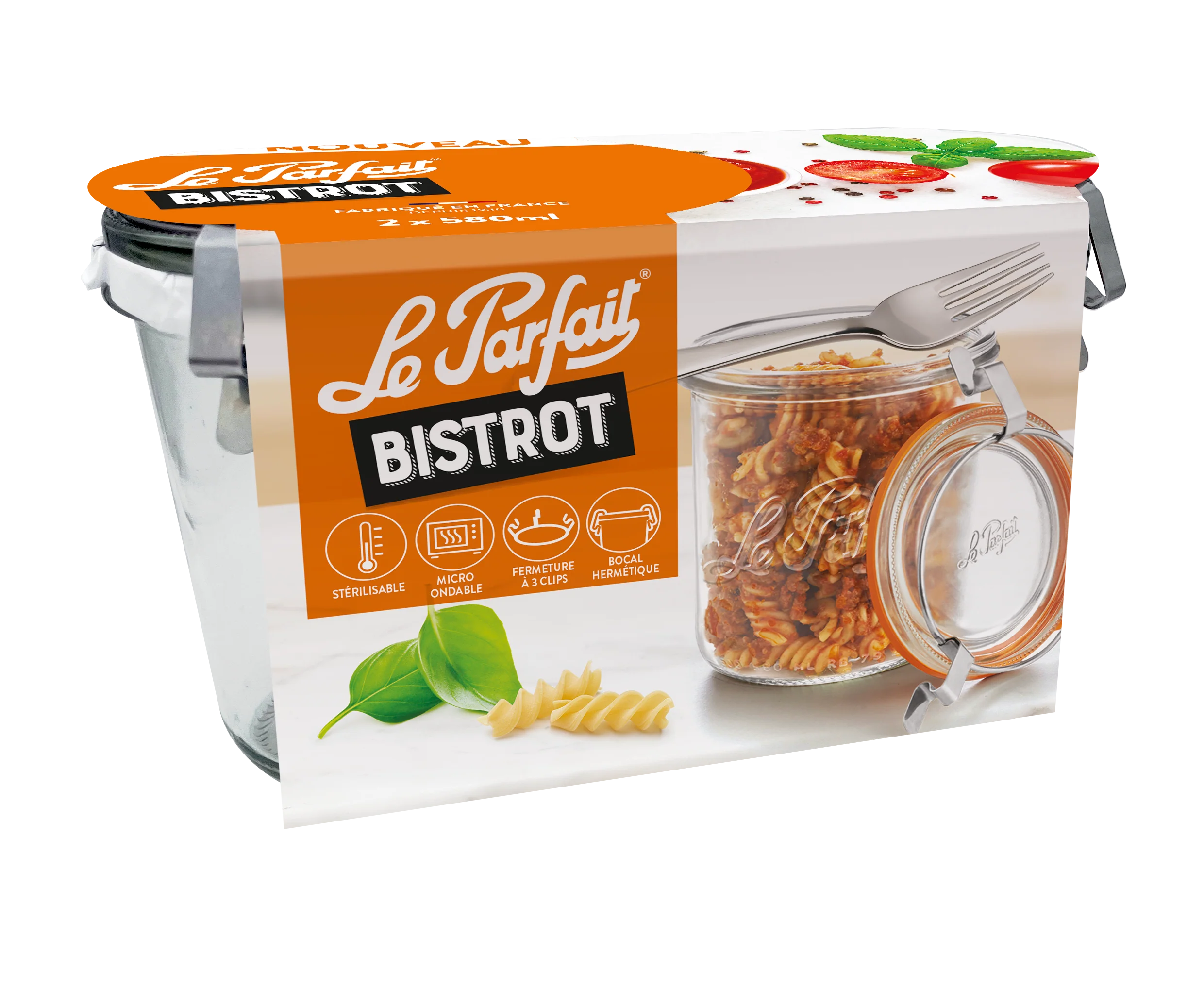 Le Parfait - Lot 2 bocaux Bistrot