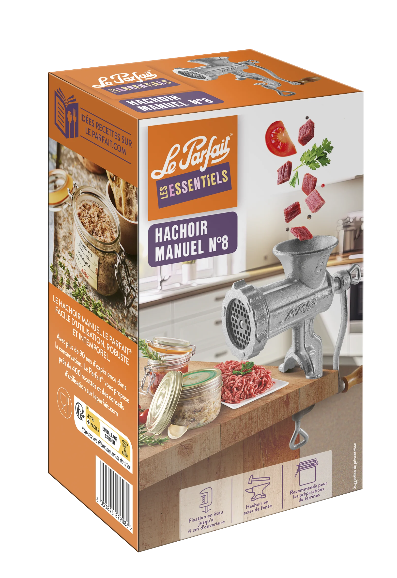 Manual meat chopper nº8 - Le Parfait ~ Essentials - Image 2